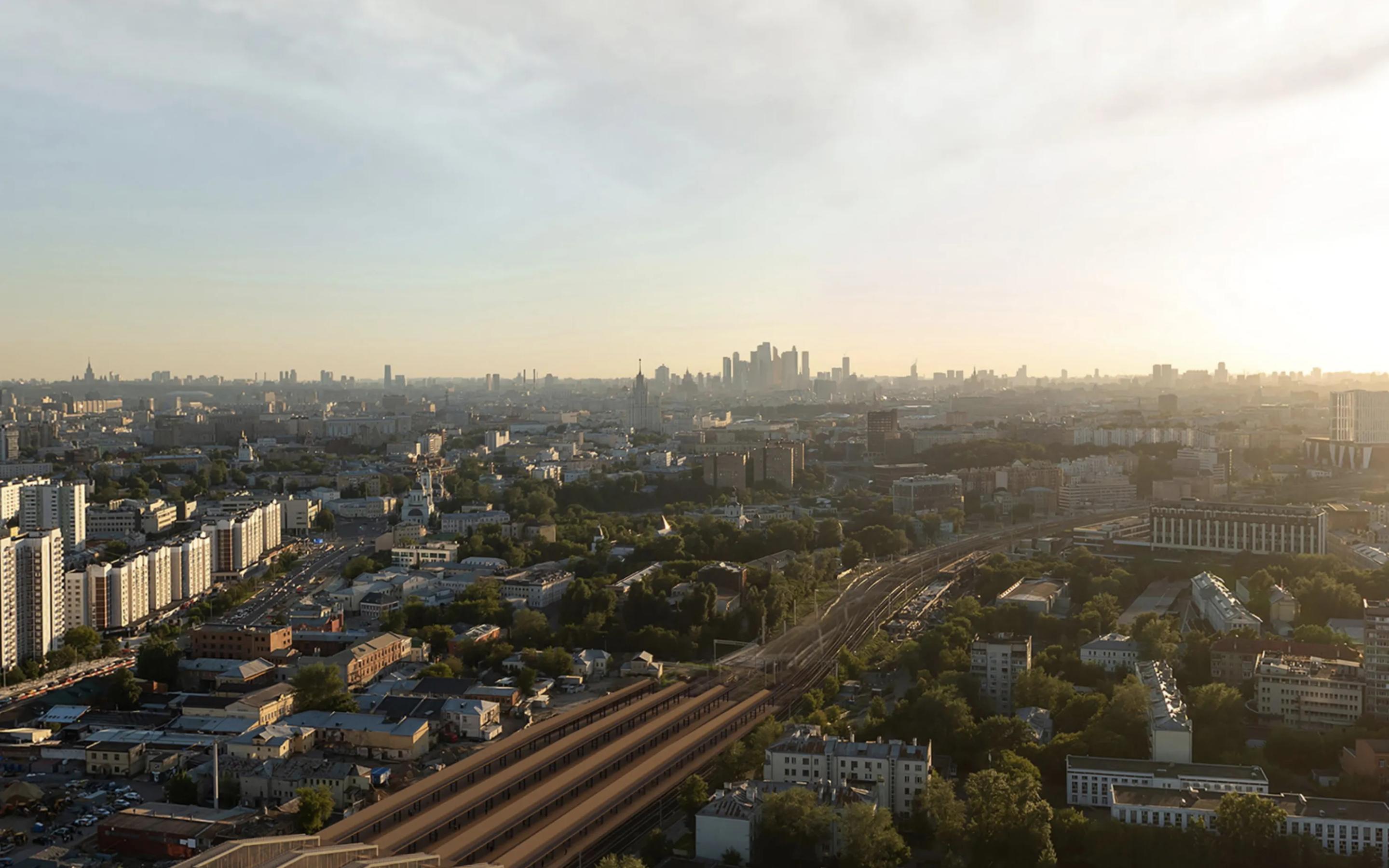 С панорамным видом